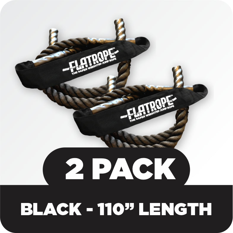 FLATROPE- BLACK- 110" (2 PACK) image 0