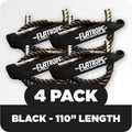 FLATROPE- BLACK- 110" (4 PACK) image 0