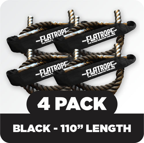 FLATROPE- BLACK- 110" (4 PACK) image 0