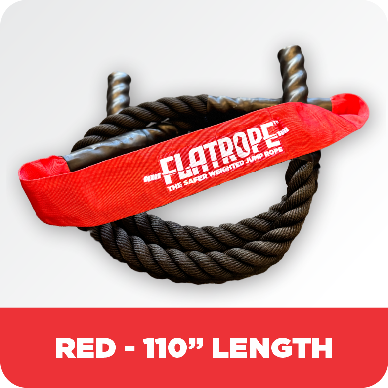 FLATROPE- RED- 110" (Single)
