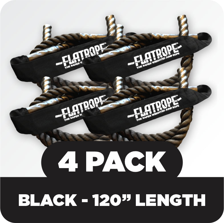 FLATROPE- BLACK- 120" (4 PACK) image 0