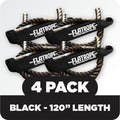 FLATROPE- BLACK- 120" (4 PACK) image 0