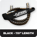 FLATROPE- BLACK- 110" (Single) image 0