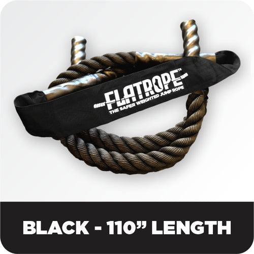 FLATROPE- BLACK- 110" (Single) image 0